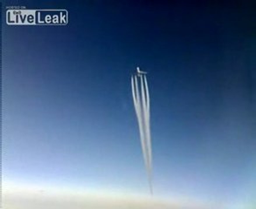 chemtrail vue d'avion