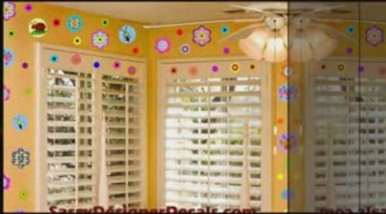 Flower Wall Decals | Removable Flower Wall Stickers