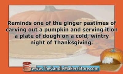 Candle Scents: Pumpkin Pie