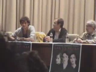 Asier Etxeandia y Fran perea coloquio las 13 rosas