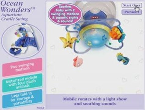 fisher price ocean wonders aquarium swing