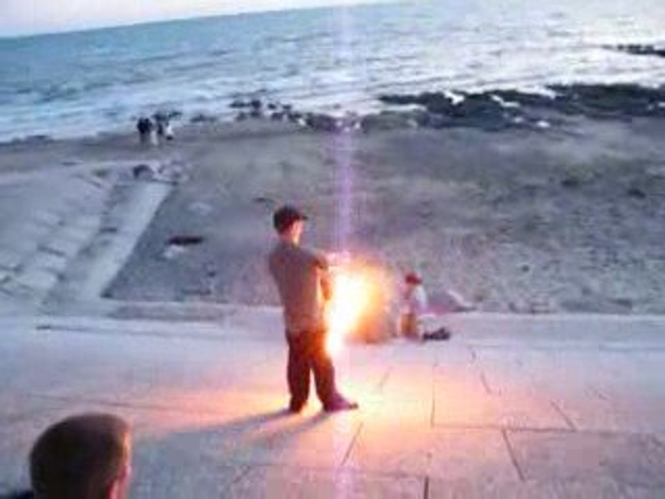 corde enflammée