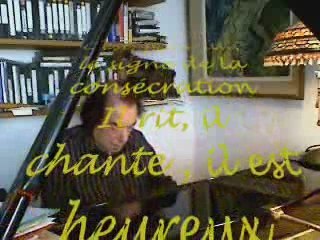 Il est contemplatif Improvisation E Lelouch dédiée à Chantal