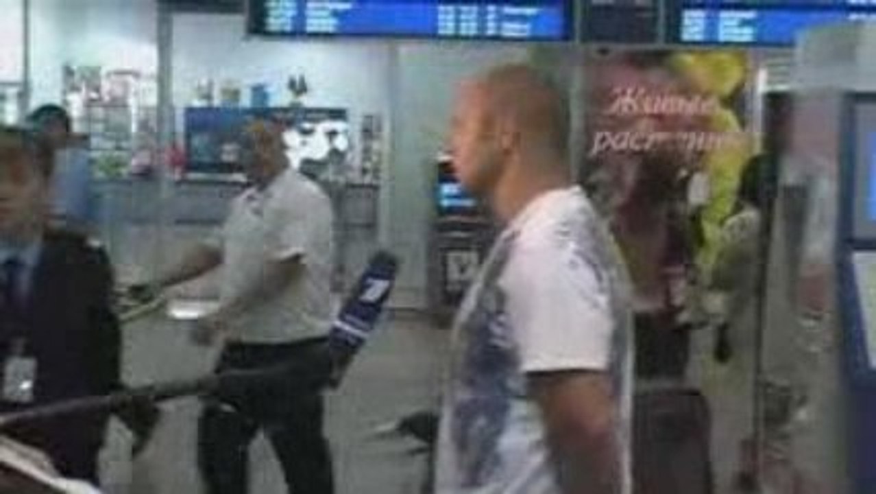 Прибытие Фёдора Емельяненко в Москву, 30.07.09