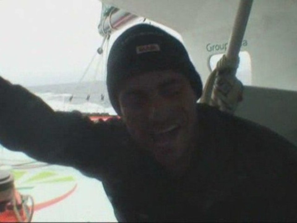 Groupama 3 images embarquées 31 07 09