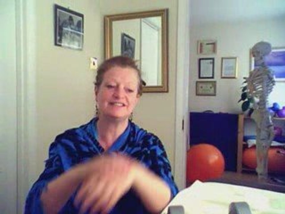 Physiotherapist talks human movement