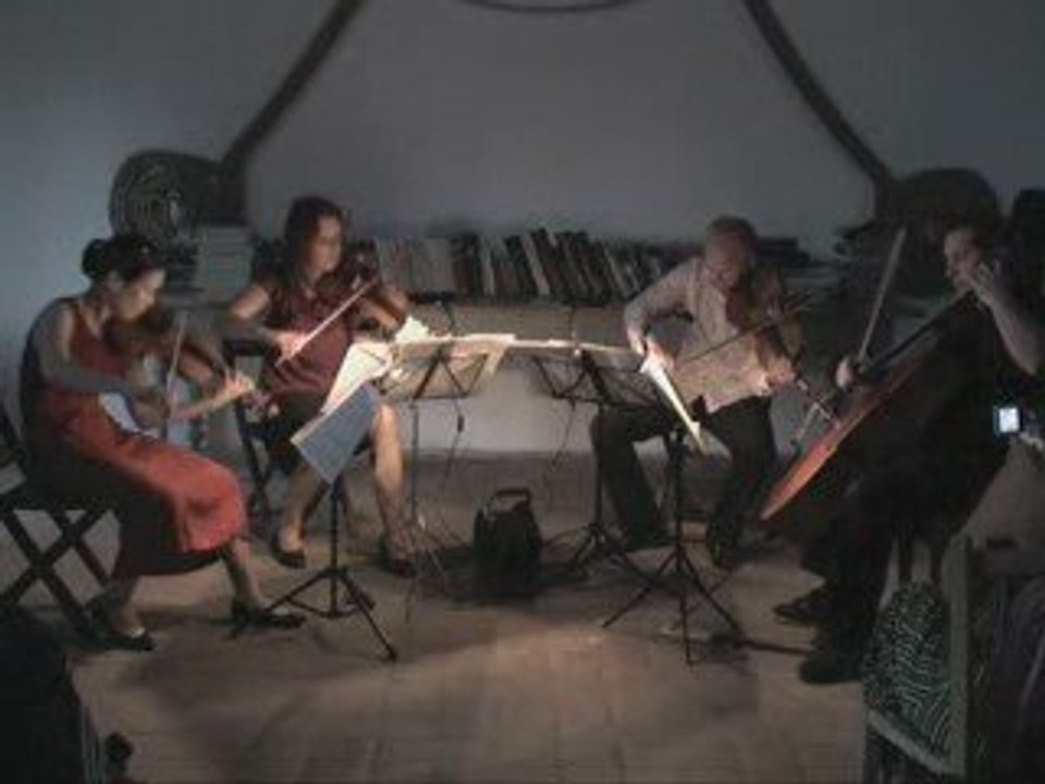 Le Quatuor Lamy joue Ravel .... 2e mouvement