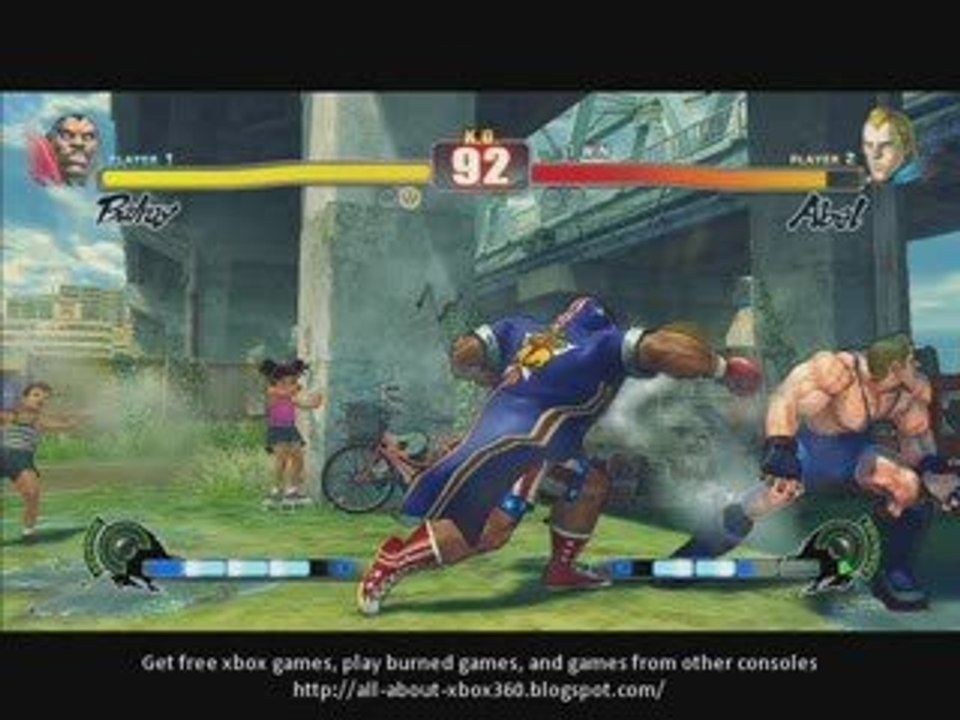 Street Fighter iv Balrog versus Abel