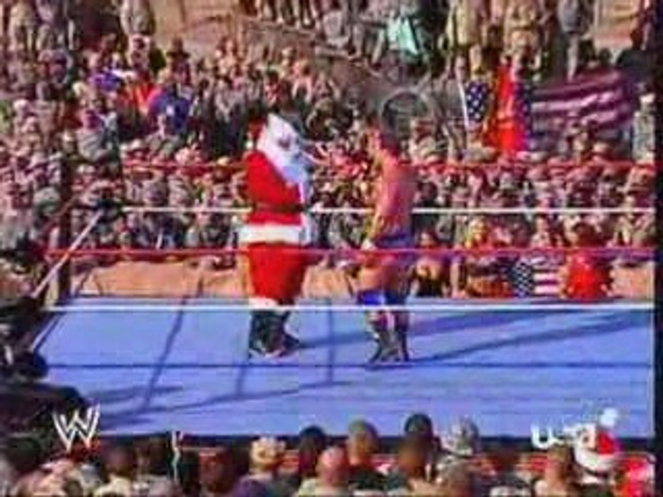 RAW DECEMBER 25,2006 :TRIBUTE TO THE TROOPS