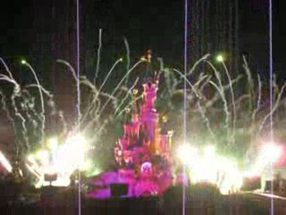 feu artifice 2009 disneyland paris