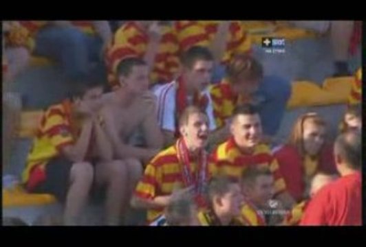 [allgoals.pl] Skrót meczu Jagiellonia Vs. Odra 01.08.2009
