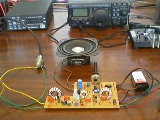 Récepteur simple, détection directe par diode.