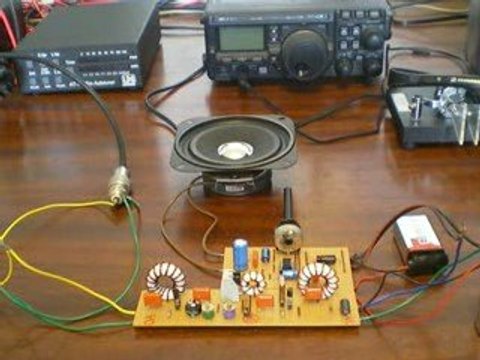 Récepteur simple, détection directe par diode.