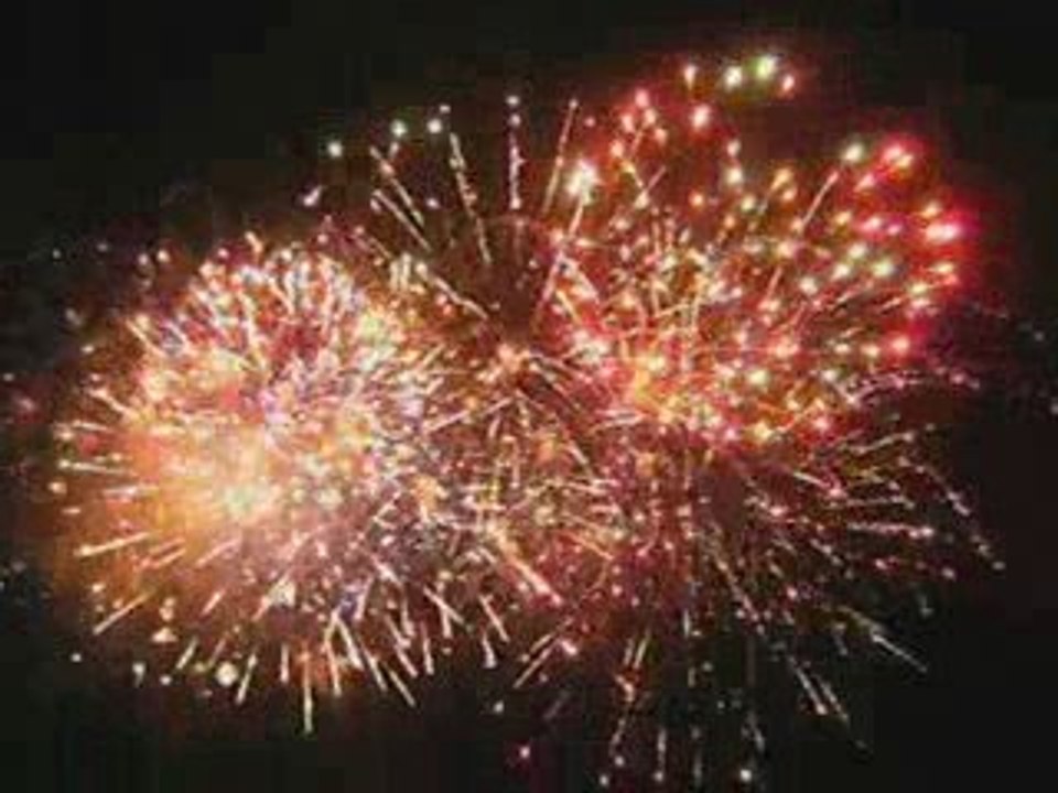 Feu d'artifice 14 juillet 2009 à Rochefort