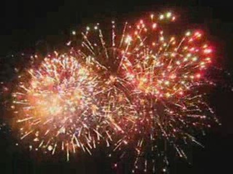 Feu d'artifice 14 juillet 2009 à Rochefort