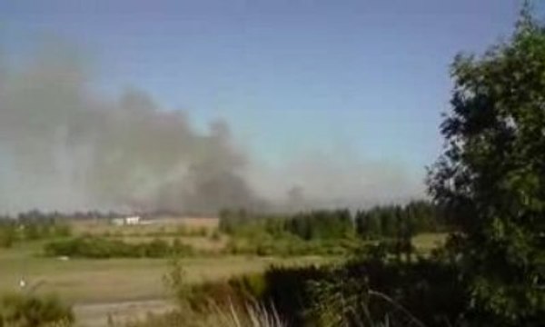 Incendie à Périgneux dans la Loire 1er Août 2009