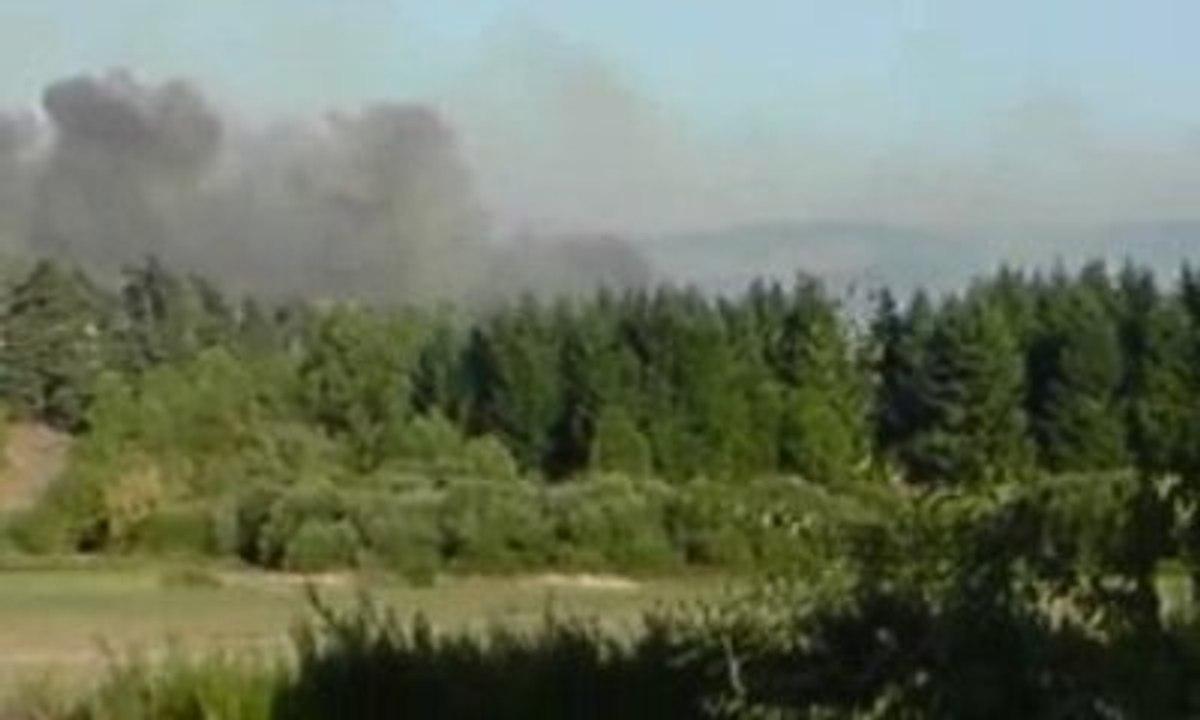 Incedie à Périgneux dans la Loire 1er Août 2009