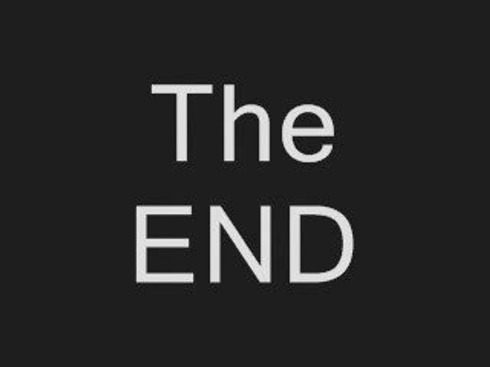 the end