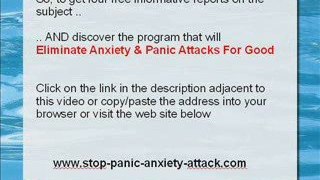 Eliminate panic & anxiety attacks from your life forever!