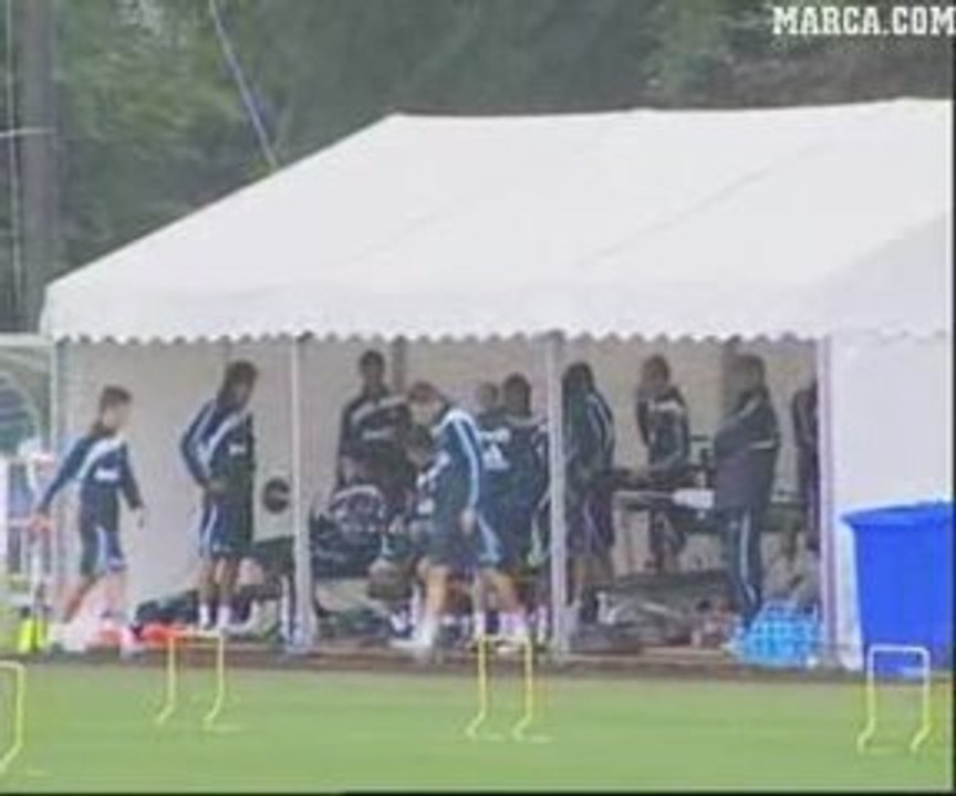 Entrainement Real Madrid avec C.Ronaldo - Benzema - Kaka