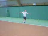 9 Year old hits double handed backhand like Nadal & Djokovic
