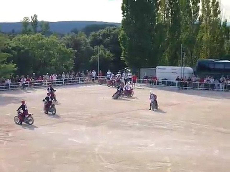 1/2 final retour motoball valreas neuville