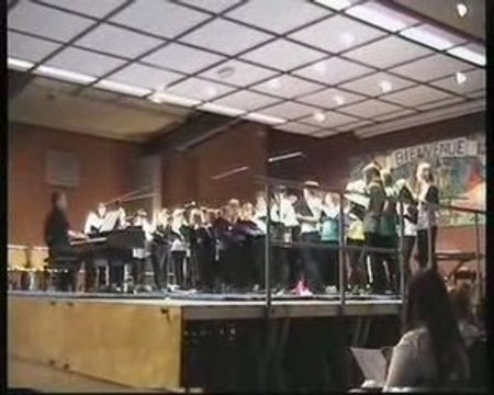 Spectacle de fin d'année, partie chorale