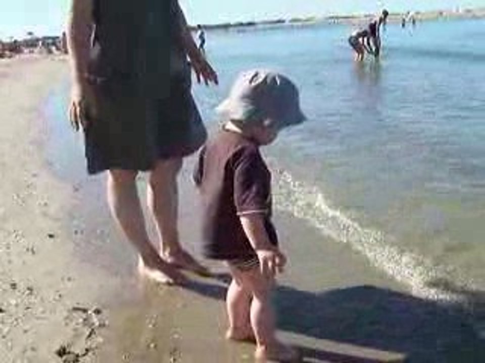 premier contact avec la mer