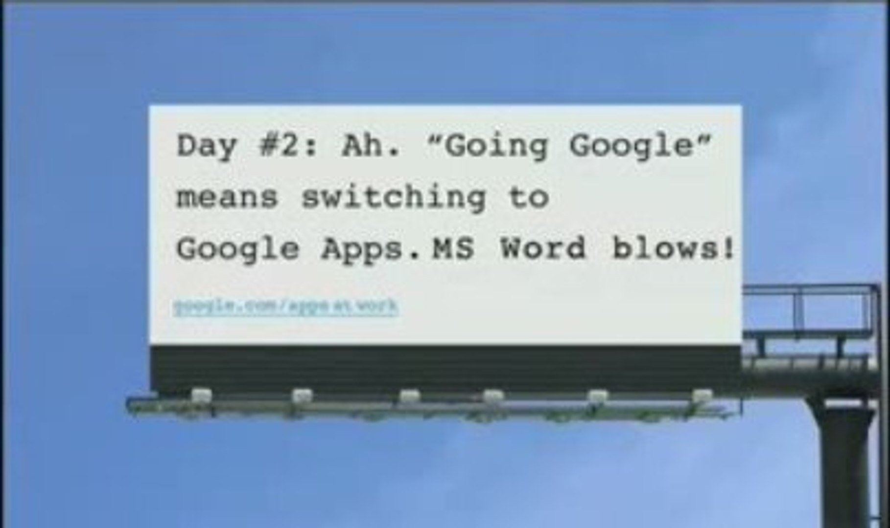 ⁣Gone Google - Google Apps Billboards Preview SPOOF