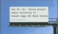 Gone Google - Google Apps Billboards Preview SPOOF