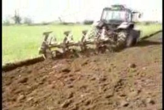 labour 2009 en finistère sud pour semis de maïs