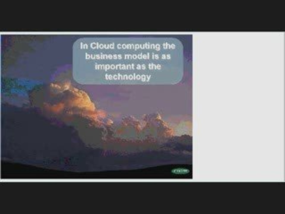Cloud and economics.