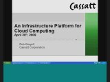 An Infrastructure Platform for Cloud Computing.