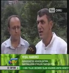 İkizdere Derneği NTV Yeşil Ekran