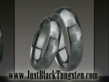 Affordable Black Tungsten Carbide Wedding Bands and Rings