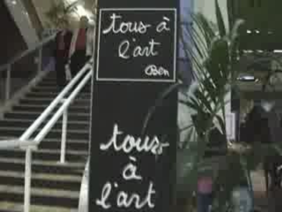 Présentation de l'Espace Art 2009 avec l'artiste Ben