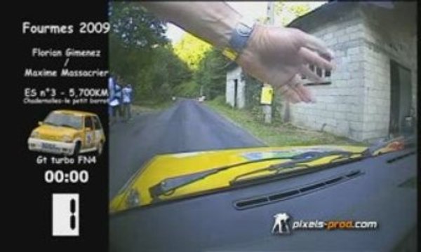 rallye fourme 2009 caméra embarquée gimenez pixels-prod