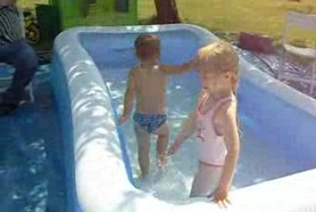 Picine avec lucie