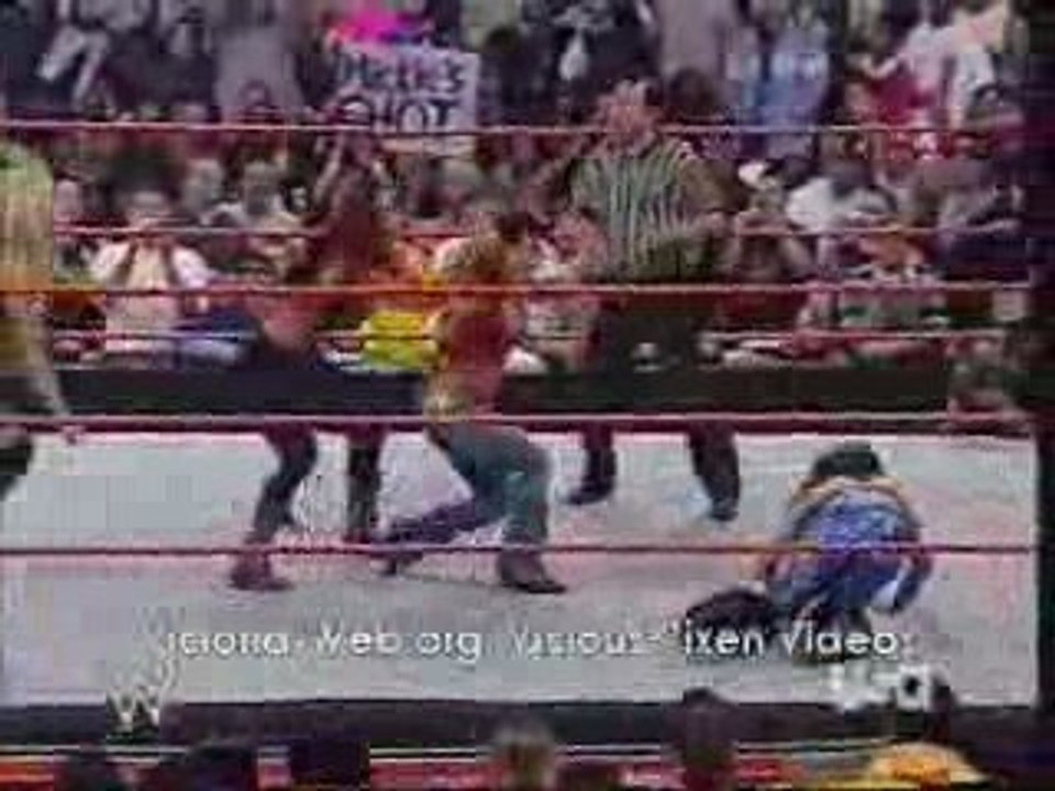 Victoria, Mickie, Melina, Ashley, & Torrie Brawl