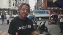 Charley Boorman wishes Team UNICEF good luck