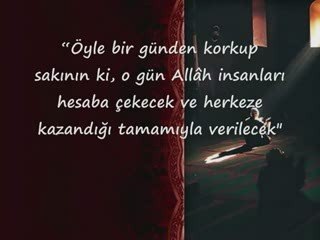 Günahları Terk Etmeye Teşvik Eden Bir Uyarı