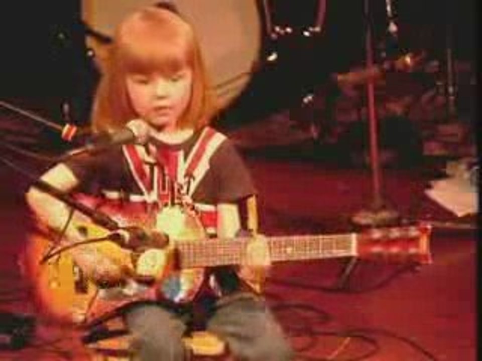 5-year-old boy plays "Folsom Prison Blues" by Johnny Cash