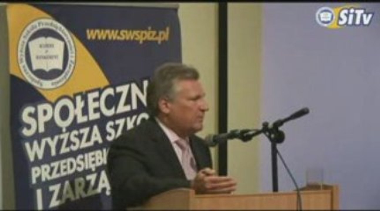 Aleksander Kwaśniewski : spór Kaczyński - Tusk