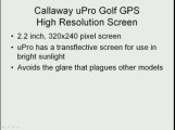 callaway upro golf gps