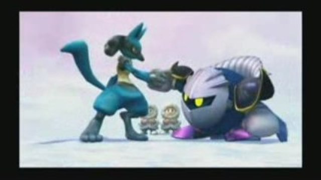 Super Smash Bros Brawl : Lucario et Meta Knight à bord