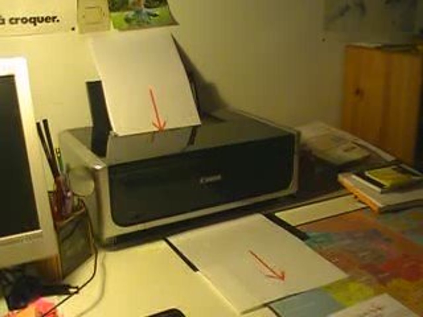 Comment bien placer son papier dans l'imprimante - Vidéo Dailymotion