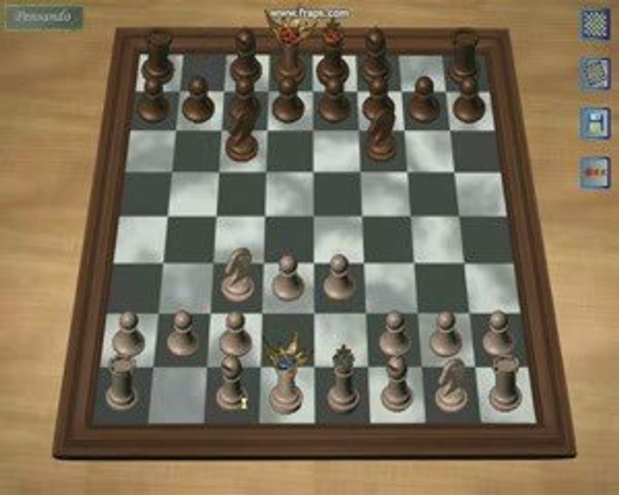 Varias jugadas de ajedrez