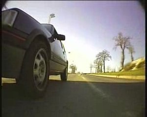 205 gti différents plans séquences avec caméra paluche