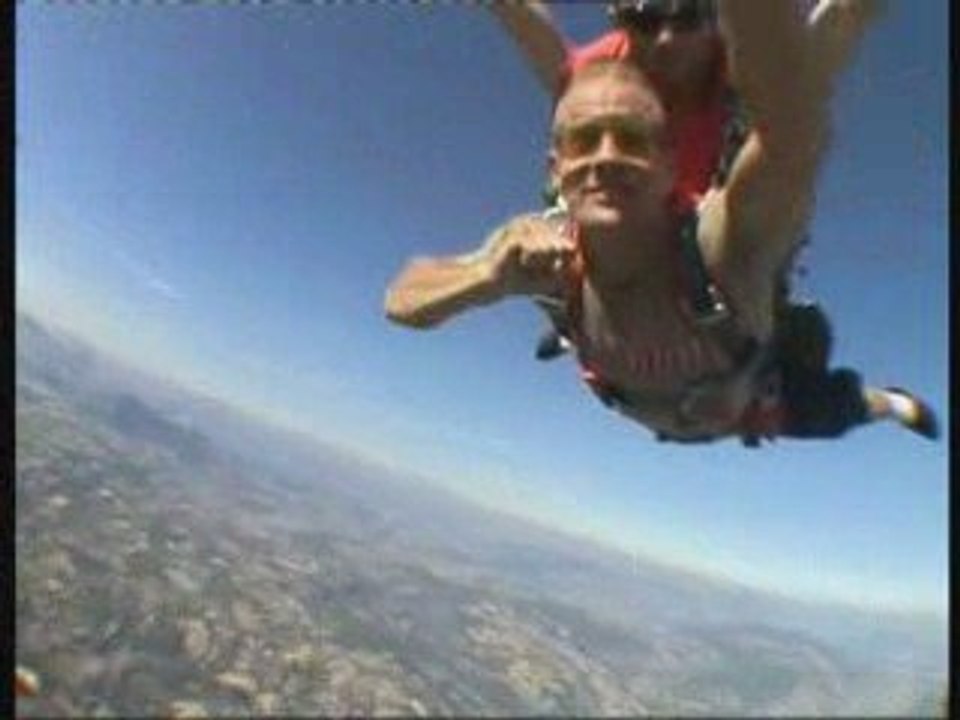 Mon premier saut en parachute en tandem