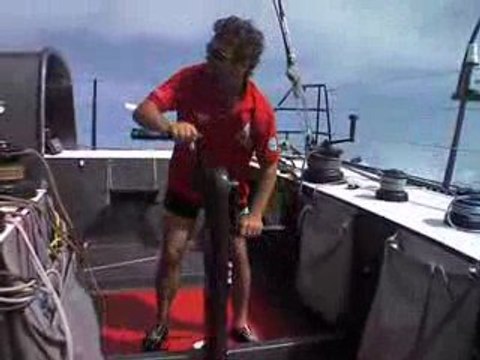 Monocoque Imoca 60 pieds DCNS 1000 de Marc Thiercelin